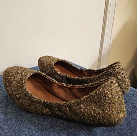 Lucky Brand Emmie Ballet Flat Textile Brown Copper - Picture 3 of 8
